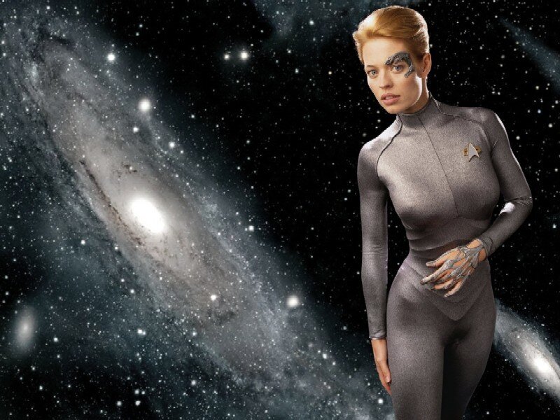 Woman in Spacesuit