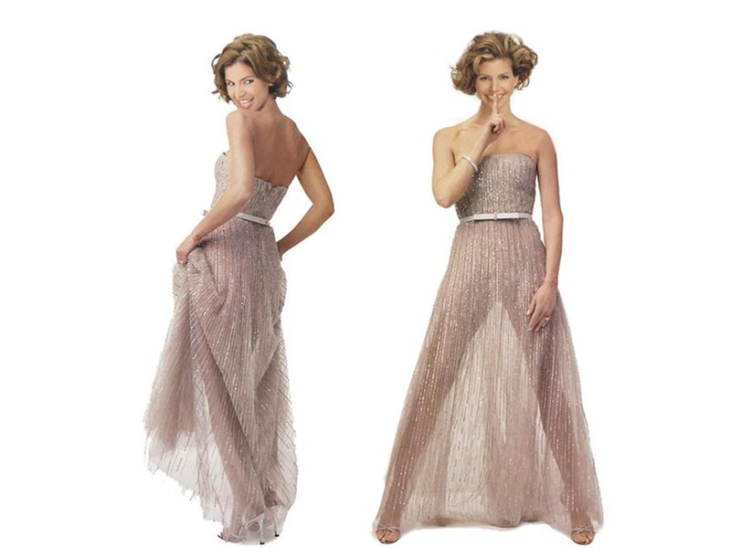 Woman in Sparkly Gown — Silver