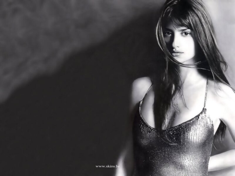 Woman in Sparkly Top — Black
