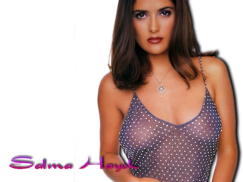 Woman in Sparkly Top — Purple
