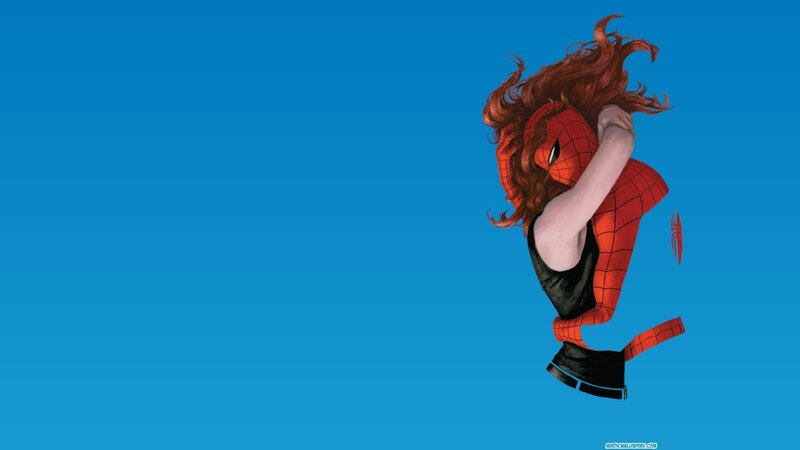 Woman in Spider-Man Suit