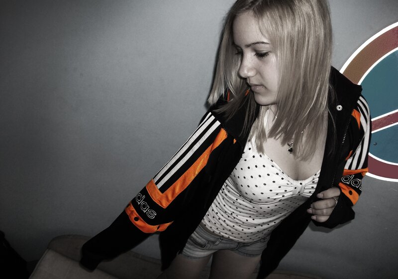 woman in sport jacket