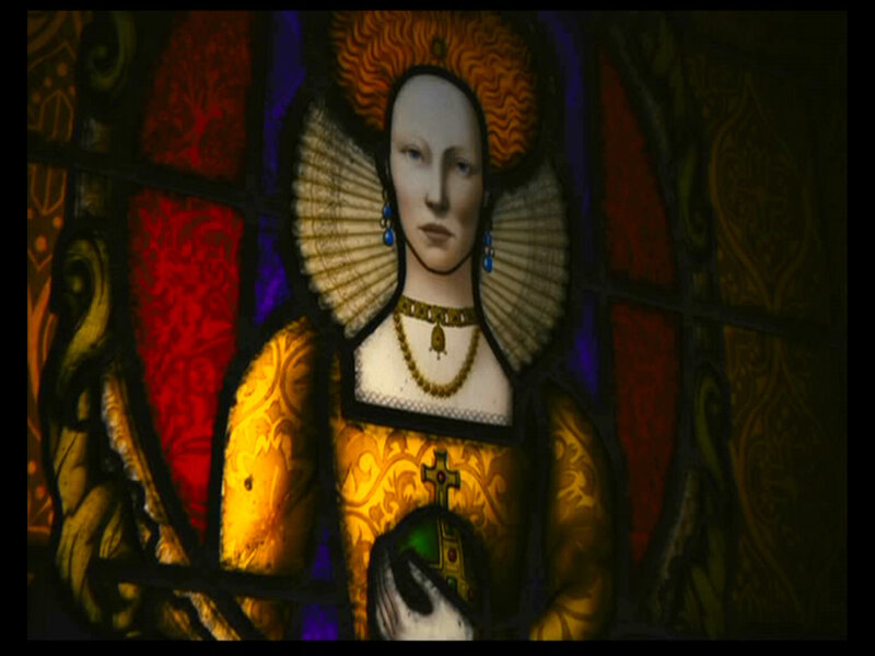 Woman in Stained Glass