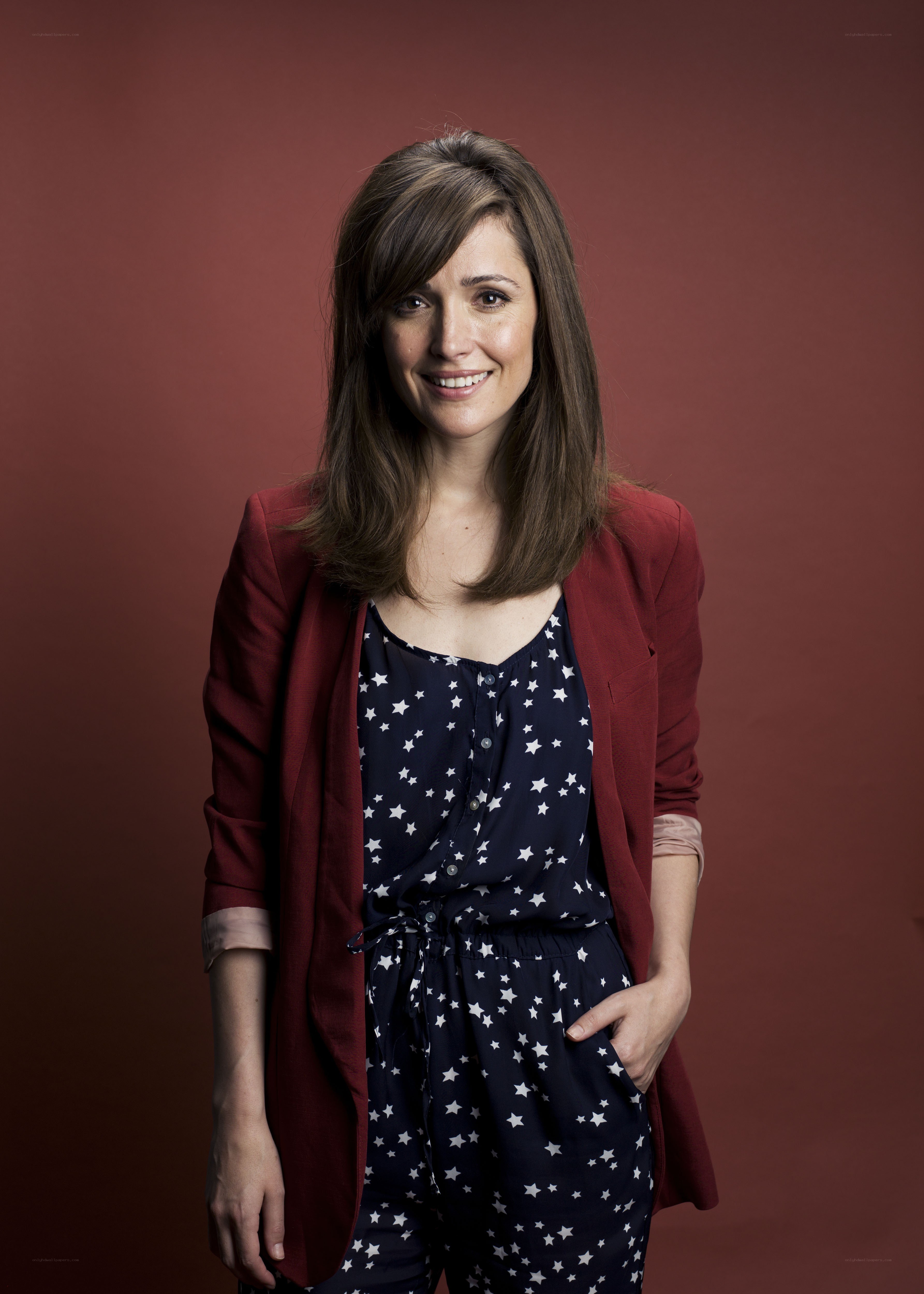 woman in star-patterned jumpsuit