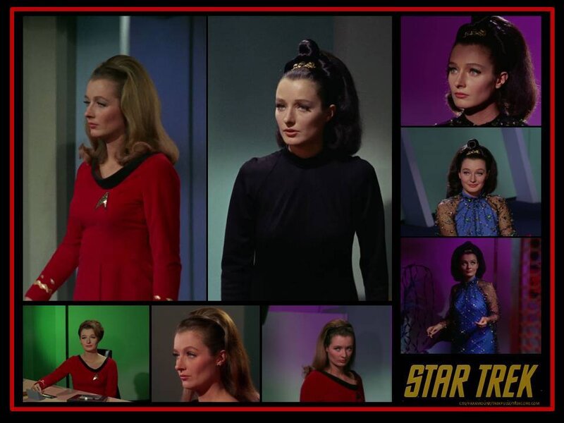 Woman in Star Trek Uniforms