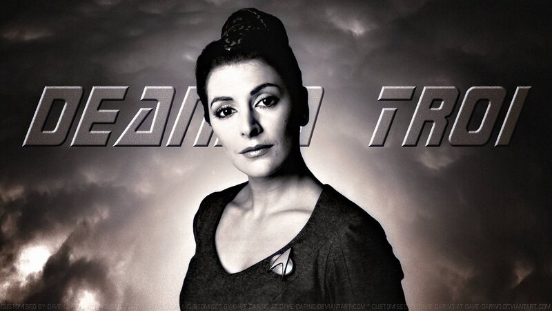 Woman in Starfleet Uniform — Black, Dramatic