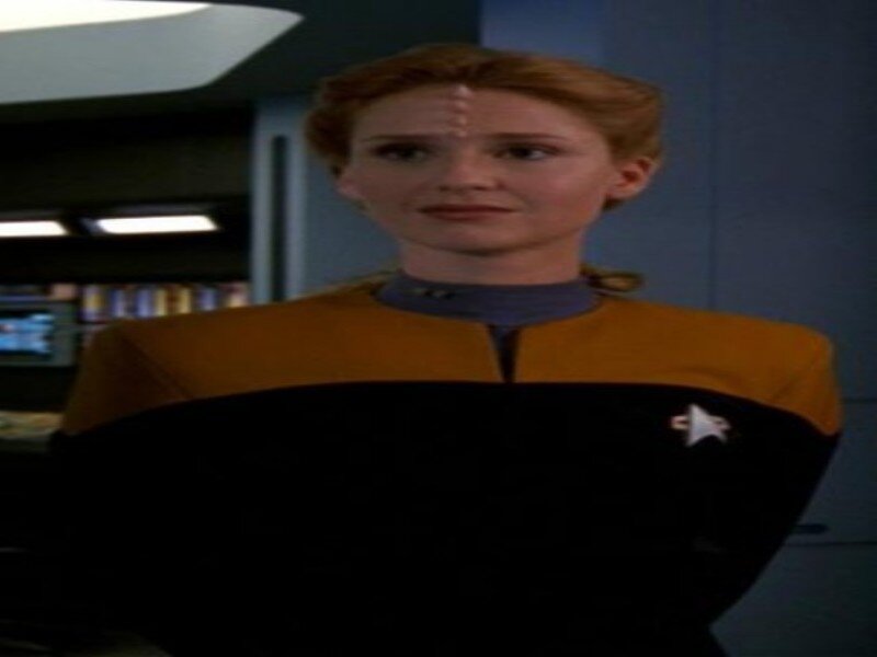 Woman in Starfleet Uniform — Black, Neutral