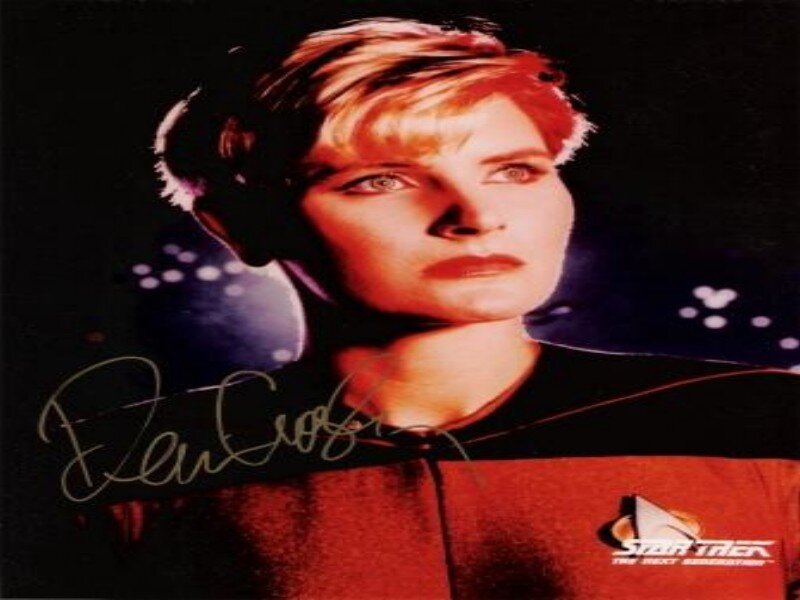 Woman in Starfleet Uniform — Black, Serious