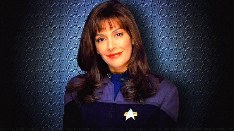 Woman in Starfleet Uniform — Blue, Neutral