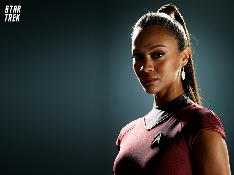 Woman in Starfleet Uniform — Maroon