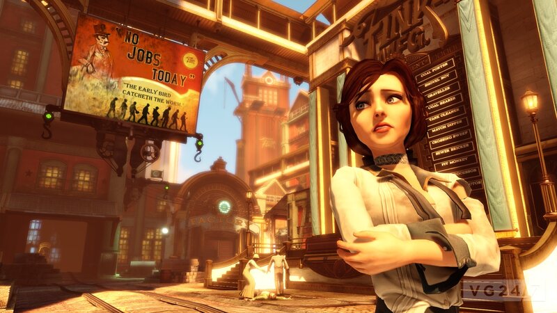 Woman in Steampunk City