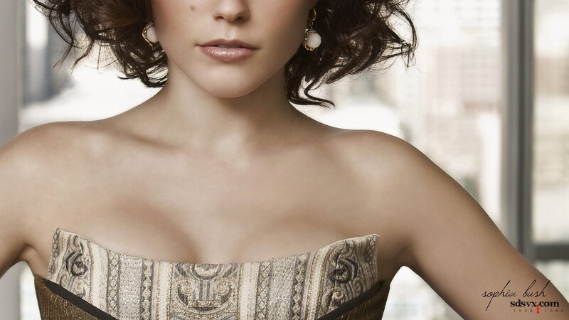 woman in strapless dress