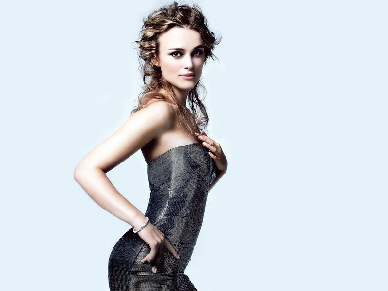 woman in strapless dress