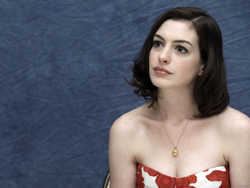 Woman in Strapless Dress — Red, Neutral