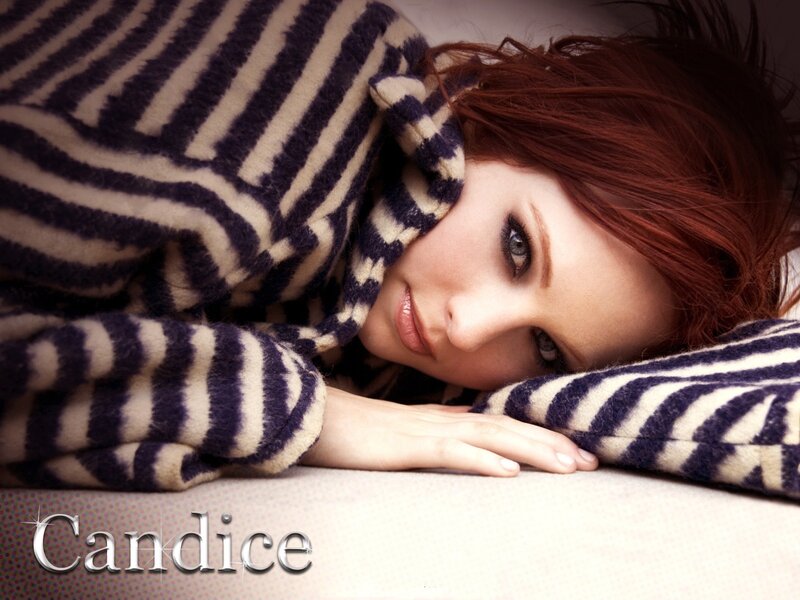 woman in striped blanket