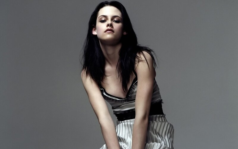 woman in striped dress