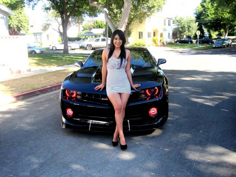 Woman in Striped Dress — Black, Casual