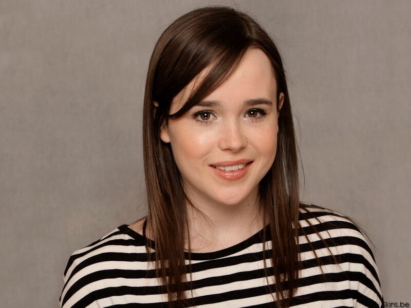 woman in striped shirt