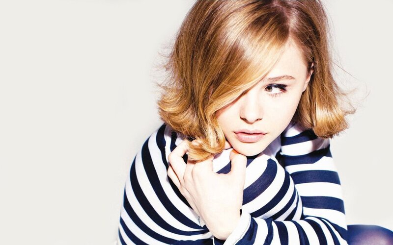woman in striped shirt