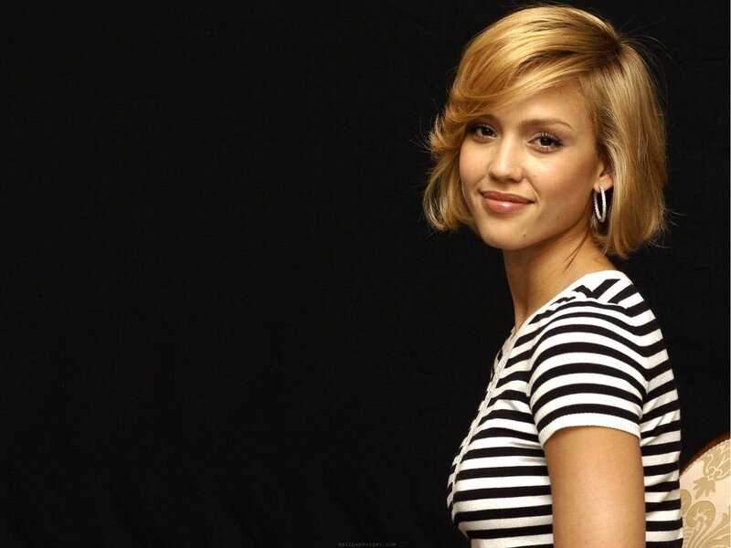 woman in striped shirt