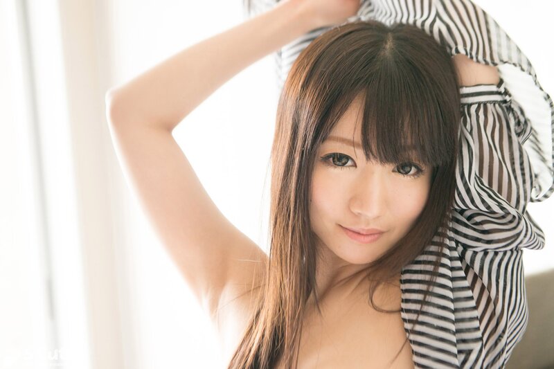 woman in striped shirt