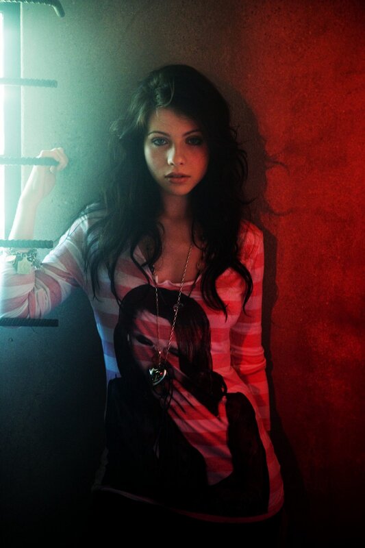 woman in striped shirt