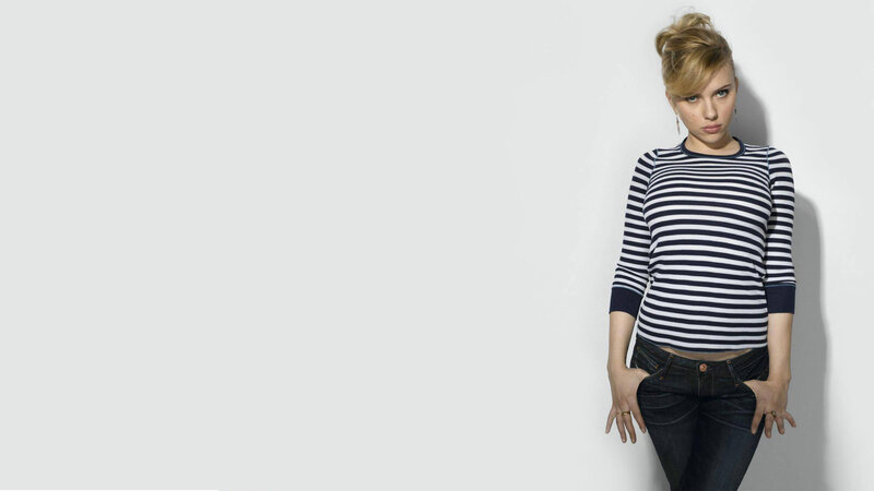 woman in striped shirt