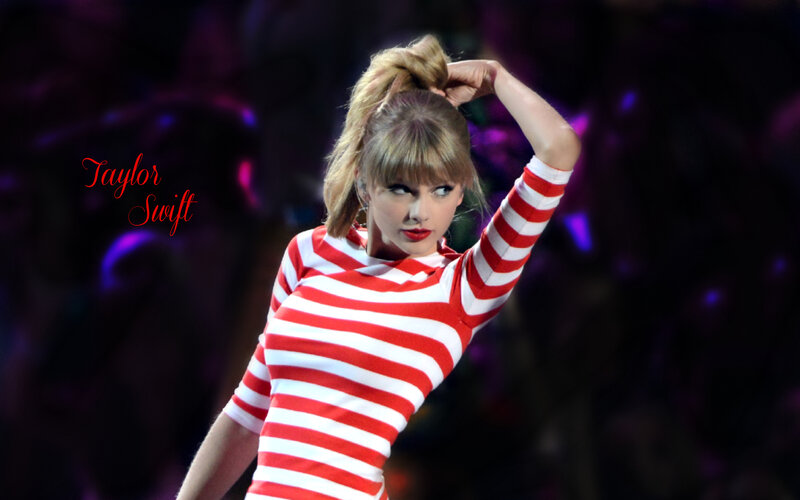 Woman in Striped Shirt — Red, Dynamic