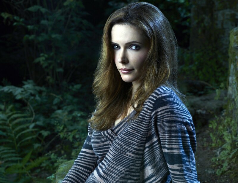 woman in striped sweater