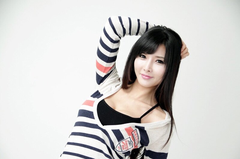 woman in striped sweater