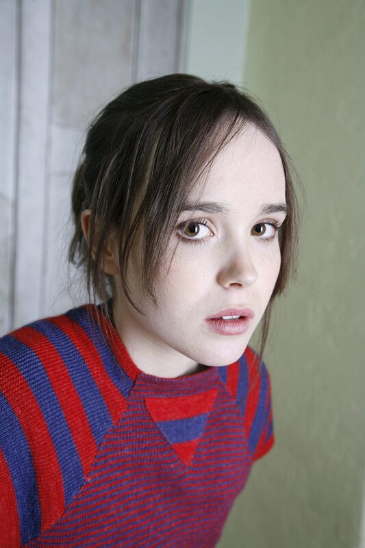 woman in striped sweater