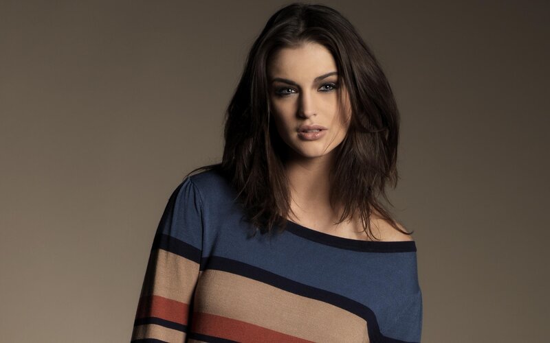 woman in striped sweater