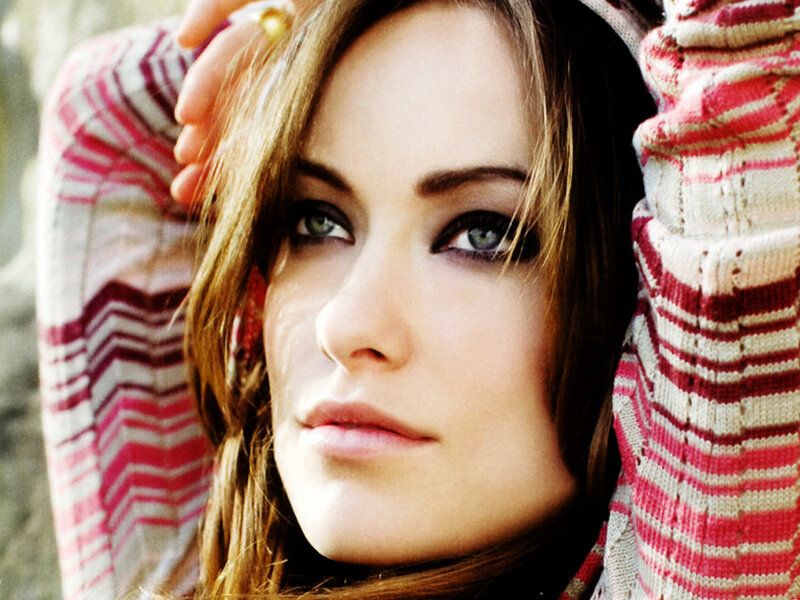 woman in striped sweater