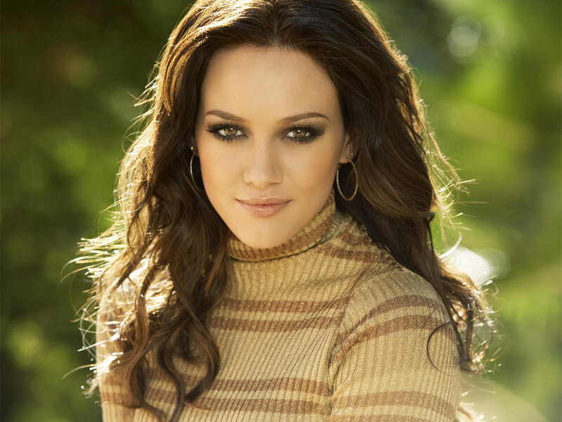 woman in striped sweater