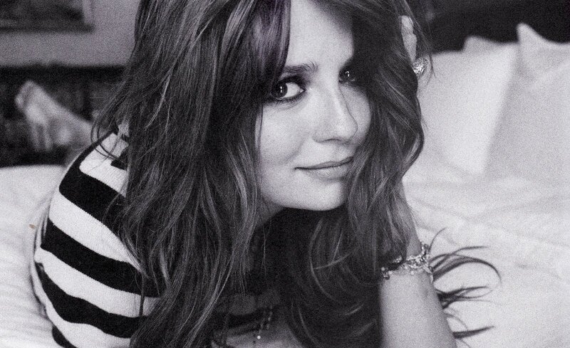 woman in striped sweater