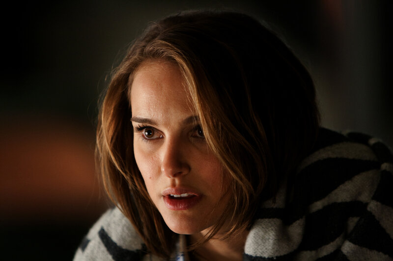 woman in striped sweater