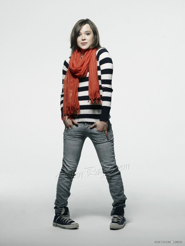 woman in striped sweater
