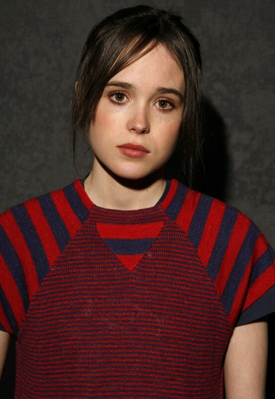 woman in striped sweater
