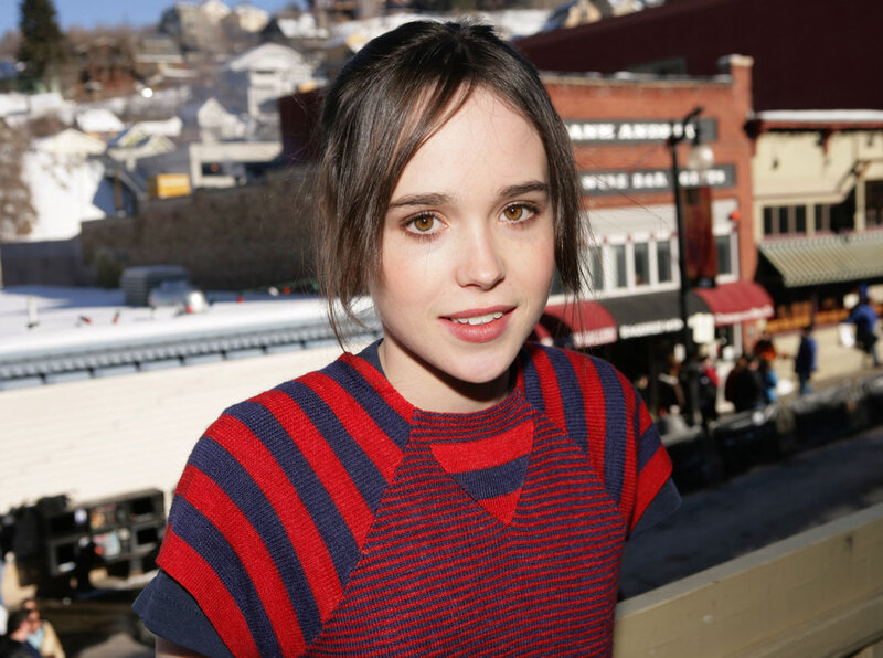 woman in striped sweater