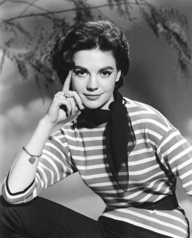 Woman in Striped Sweater — Black, Calm