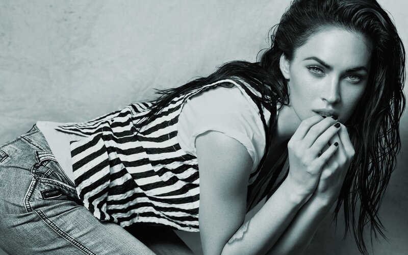 woman in striped top