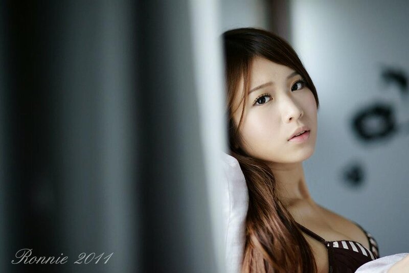 woman in striped top