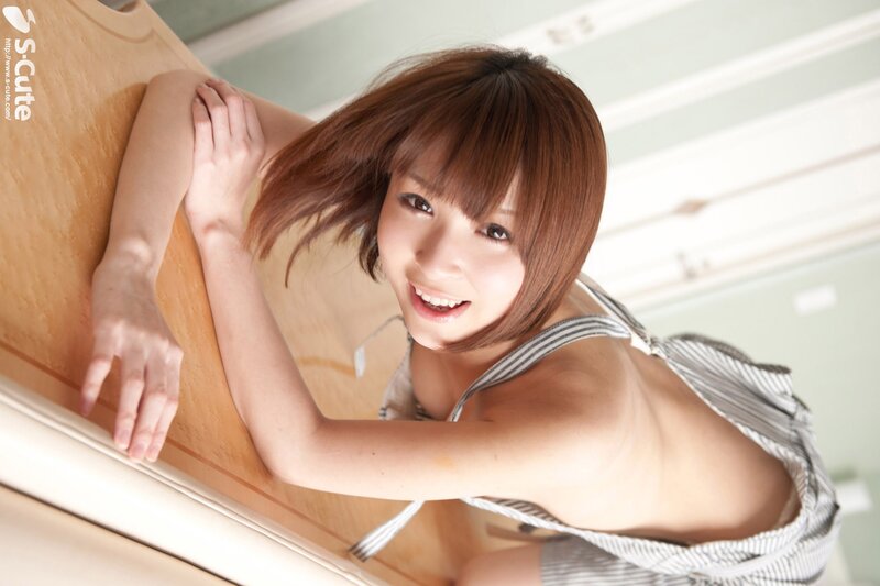woman in striped top smiling