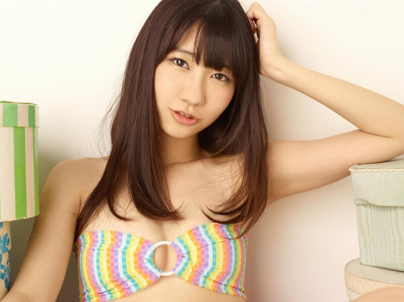 Woman in Striped Top — White, Neutral, Photograph, Striped Top