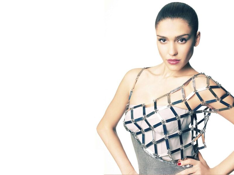 Woman in Structured Dress