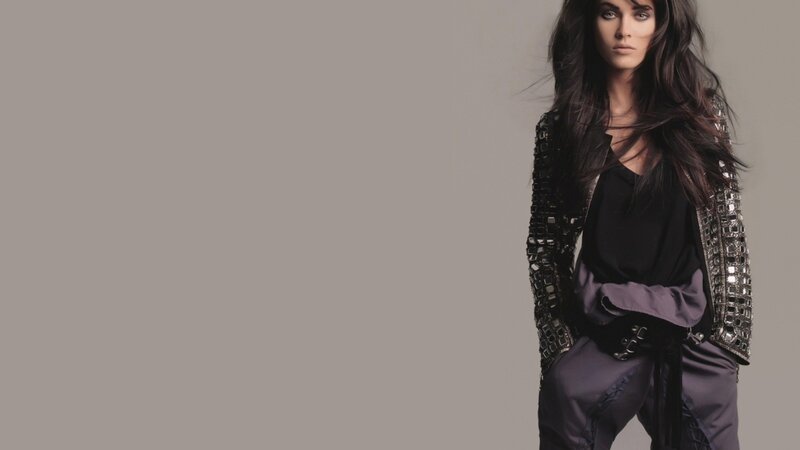 woman in studded jacket