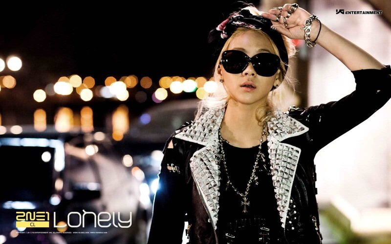 Woman in Studded Jacket — Black
