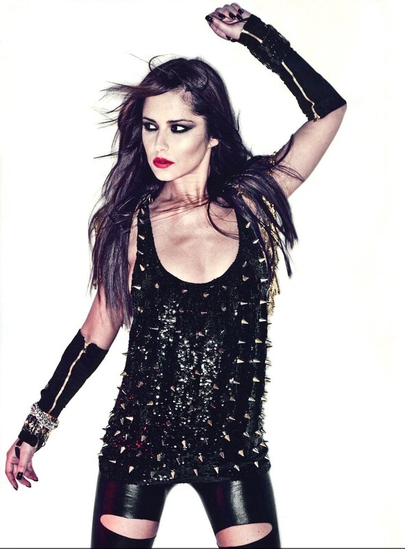 woman in studded outfit