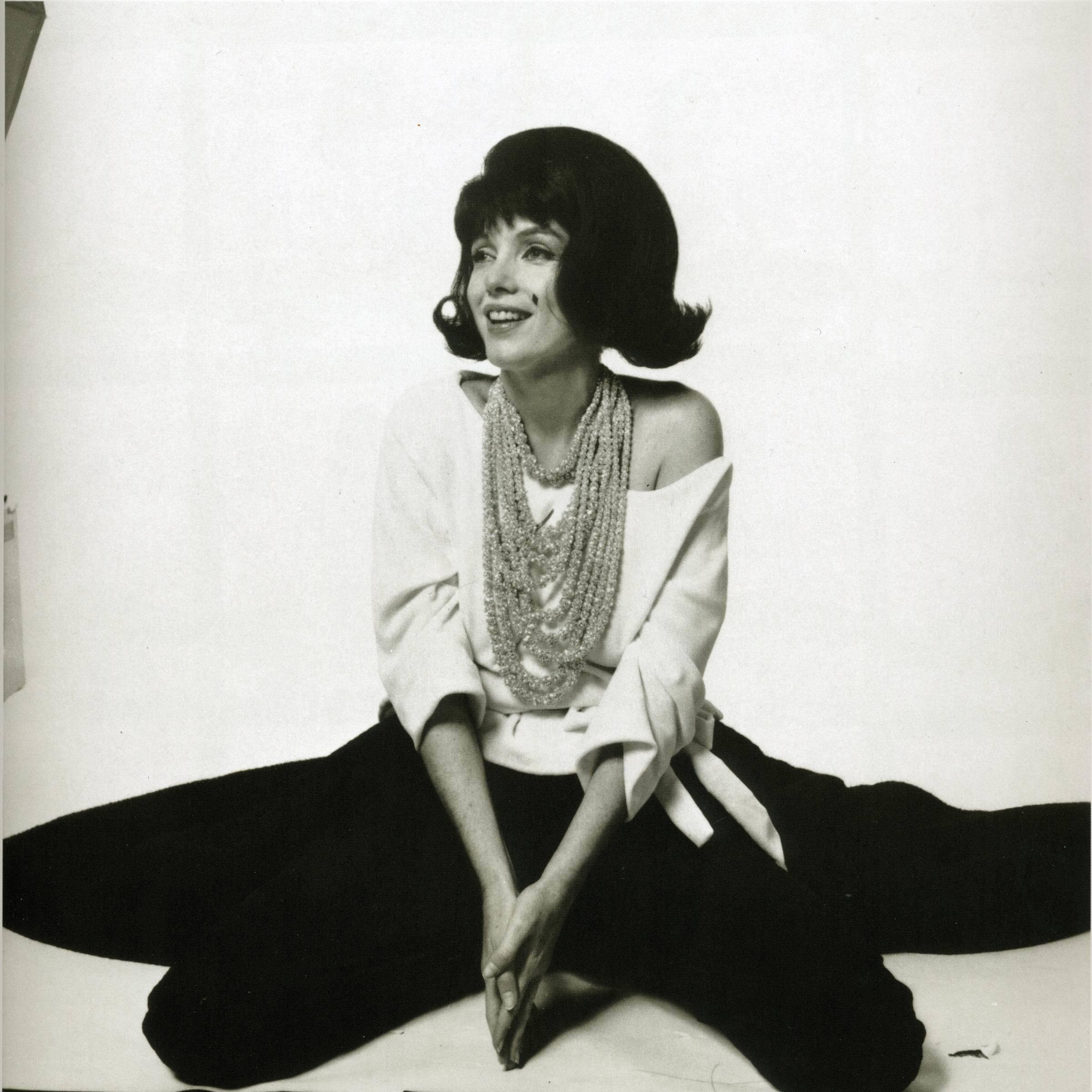 Woman in studio portrait