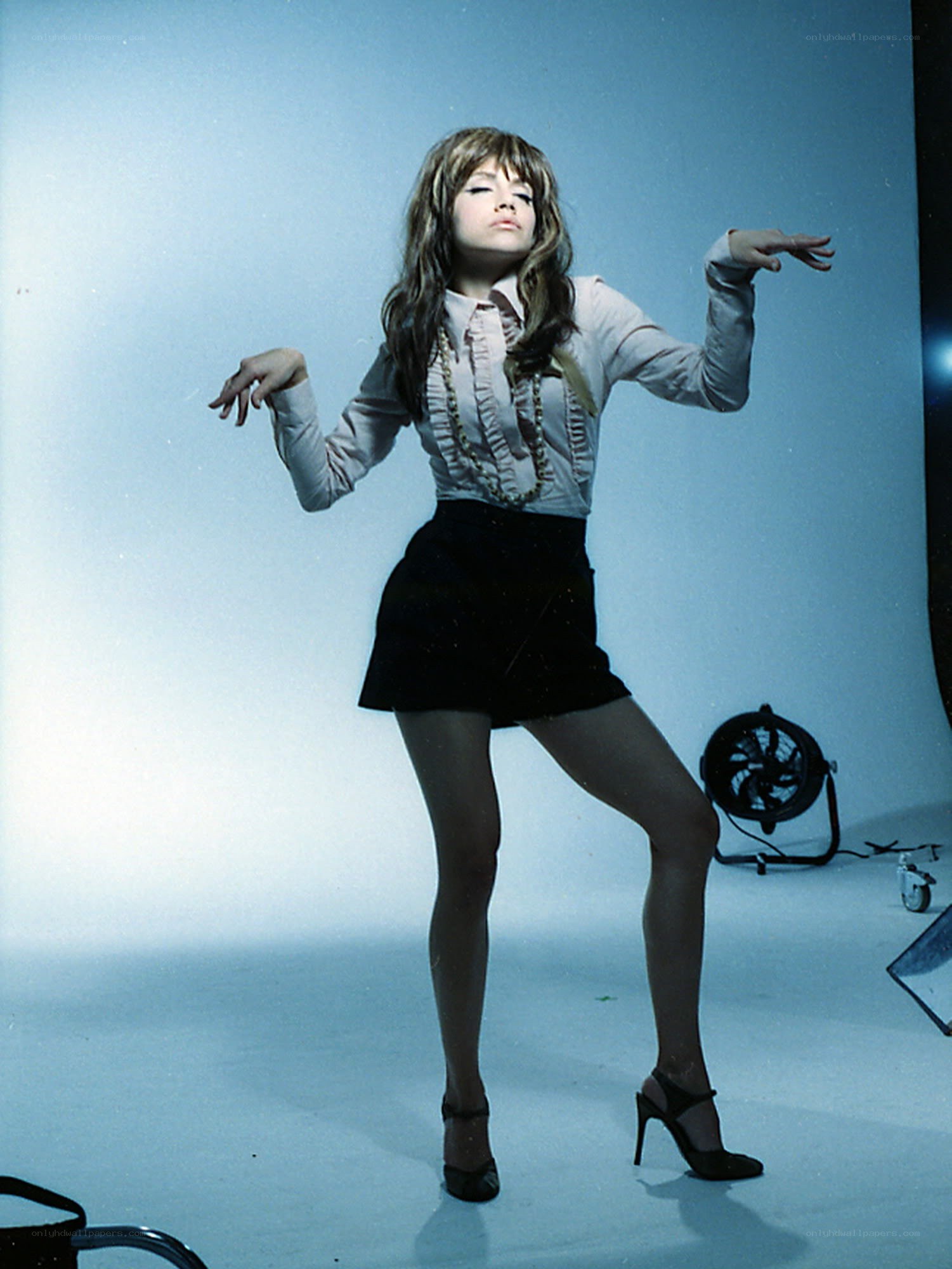 woman in studio pose